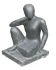 Product image 3 of the product “Sculpture of seated thinking Person, 80 cm ”